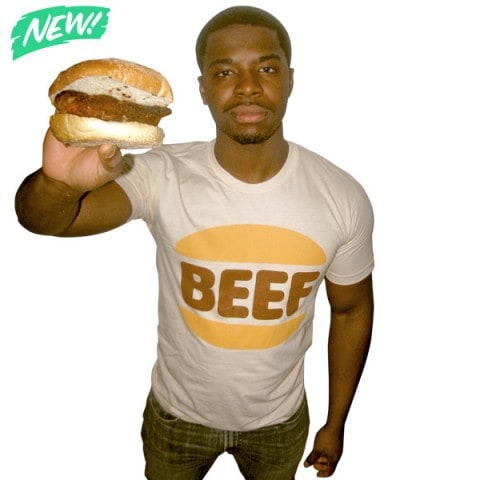 beef burger t-shirt by atslopes