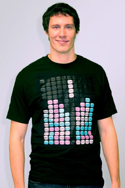 tetris burger t-shirt