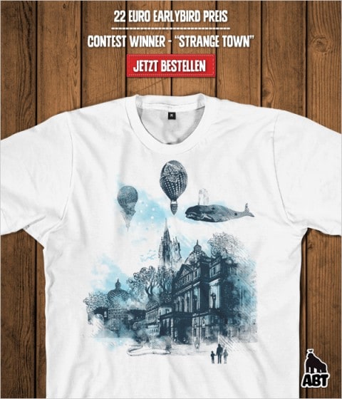 strange town t-shirt
