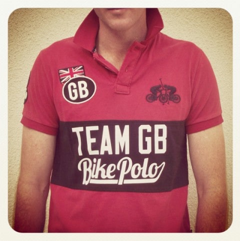 bike polo shirt by chunk clothing