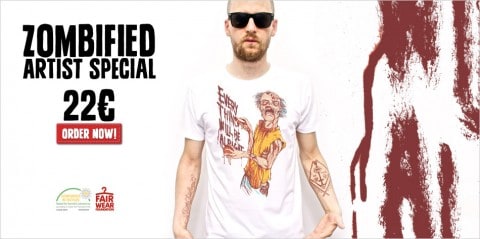 Post image for “Zombified” is a hideous t-shirt at A Better Tomorrow