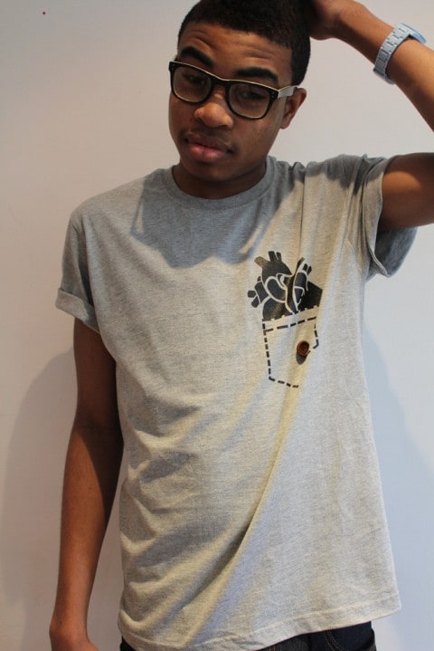 Post image for The ‘Heart Pocket’ tee from Clee Clothing that doesn’t have a pocket