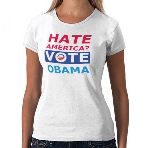 Post image for Hate America? Vote Obama T Shirt [Submitted]