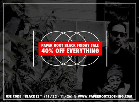 Post image for There’s 40% off in the Paper Root Clothing Black Weekend Sale
