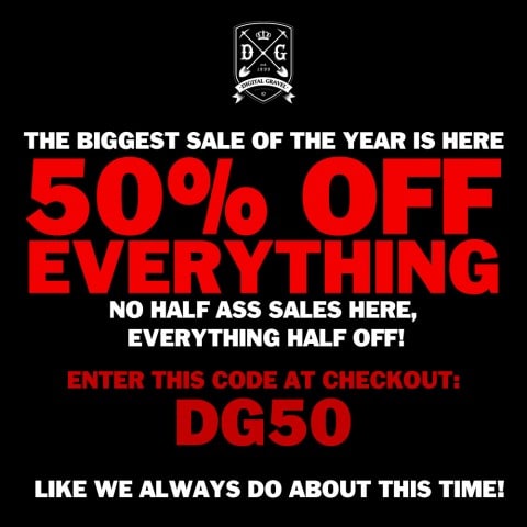 Post image for Coupon code for 50% off everything at Digital Gravel