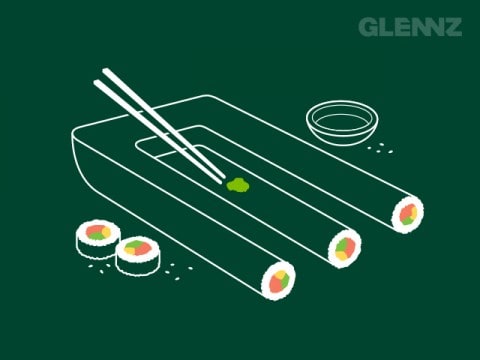 Post image for Clever “Sushillusion” t-shirt by Glennz