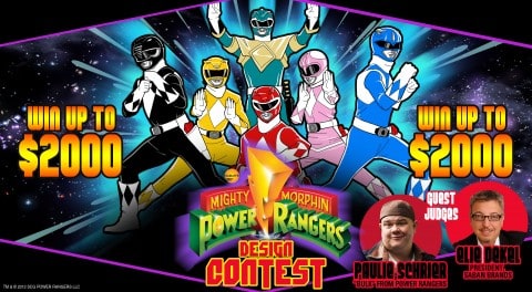 Post image for WeLoveFine.com are running a Power Rangers Design Contest!