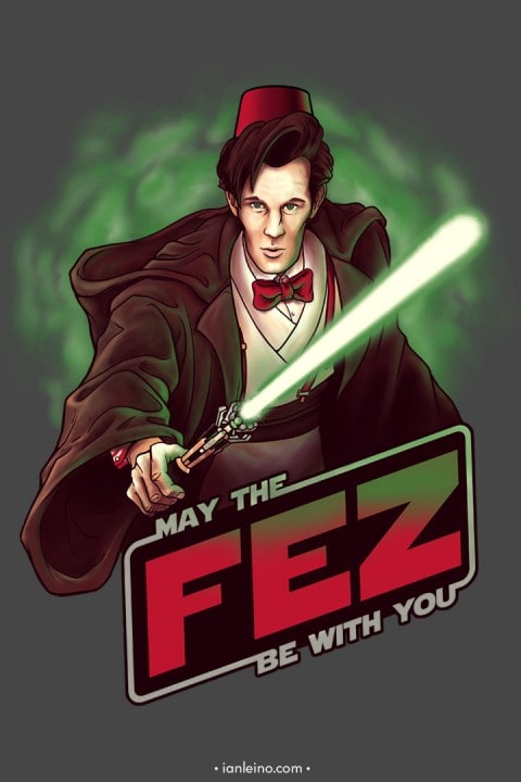 may the fez be with you t-shirt