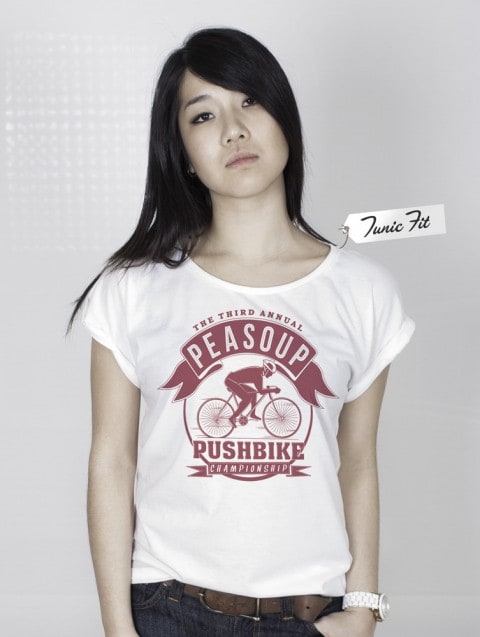 PUSHBIKE TEE GIRLS 480x637 New line and website from Peasoup Clothing [Submitted]