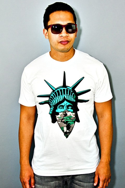 SLEEK statueofliberty 480x720 New tees and tank tops from Branded Baron