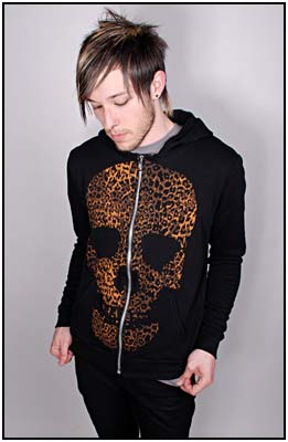 Leopard Skull Hoodie by Lipstick Prophets — Hide Your Arms