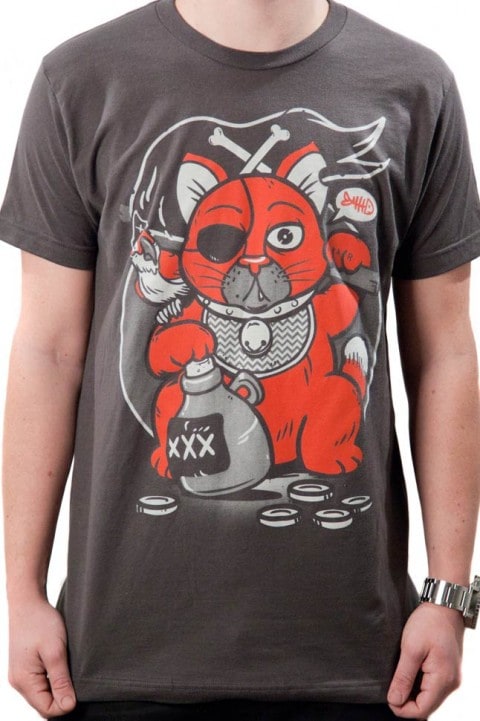 “Neko the pirate” new and impressive t-shirt at Enclothe — Hide Your Arms